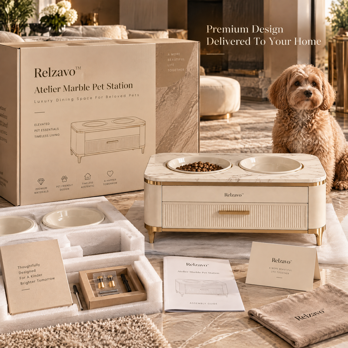 Atelier Marble Pet Station