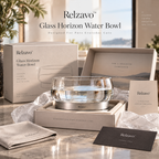Glass Horizon Water Bowl