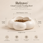 Cloud Ceramic Feeding Bowl