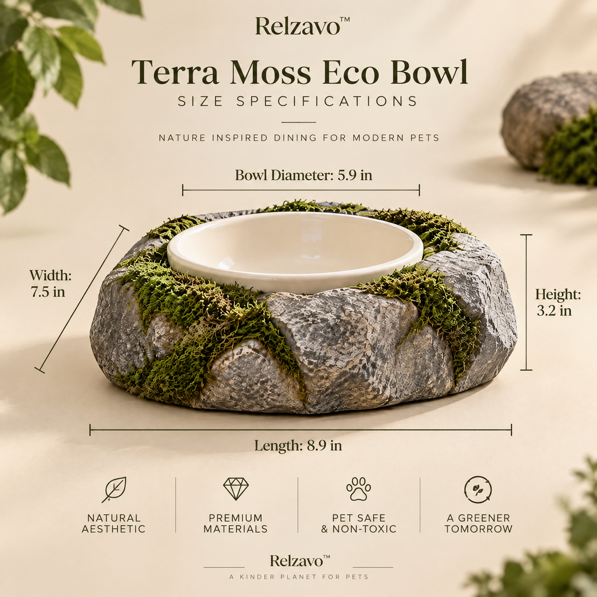 Terra Moss Eco Bowl