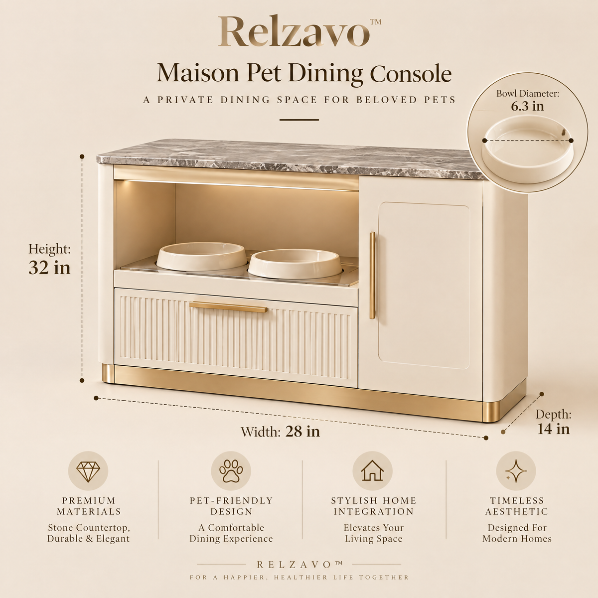 Maison Pet Dining Console