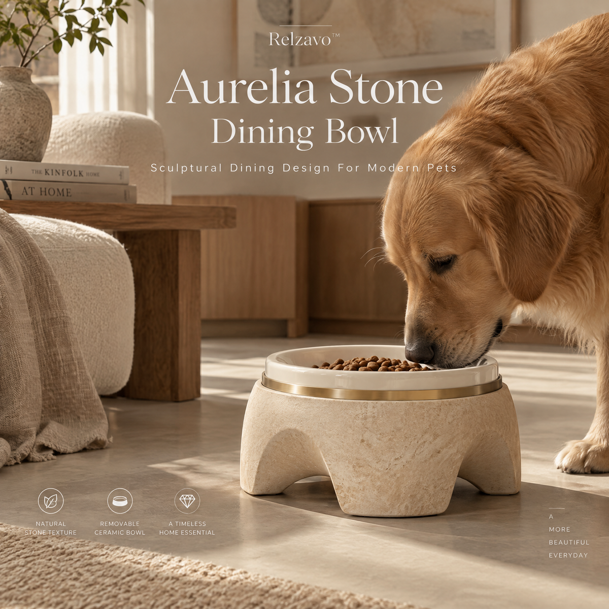 Aurelia Stone Dining Bowl
