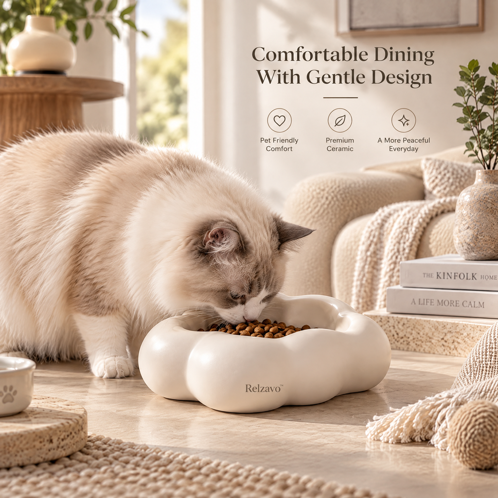 Cloud Ceramic Feeding Bowl