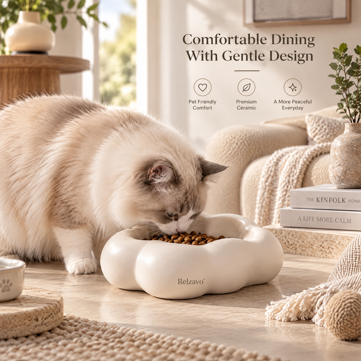 Cloud Ceramic Feeding Bowl