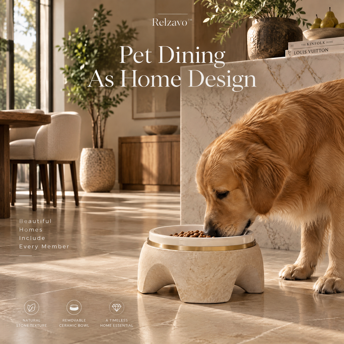 Aurelia Stone Dining Bowl