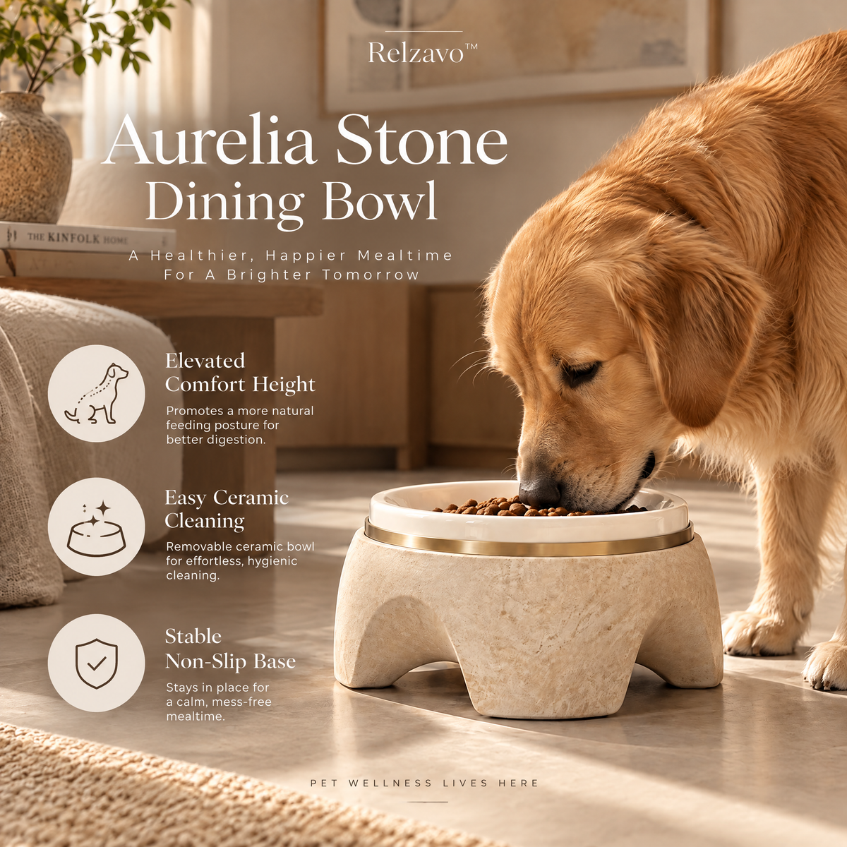 Aurelia Stone Dining Bowl