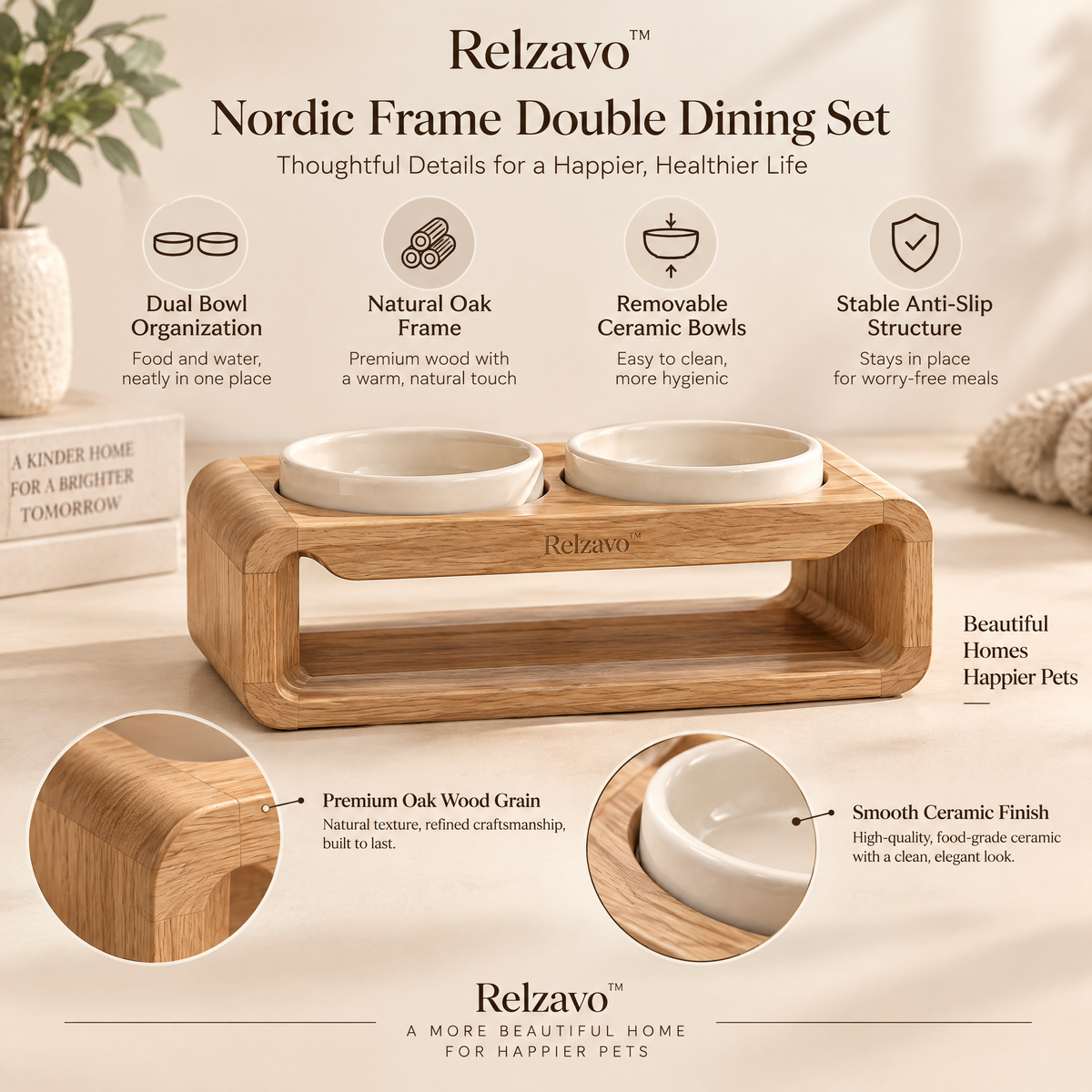 Nordic Frame Double Dining Set