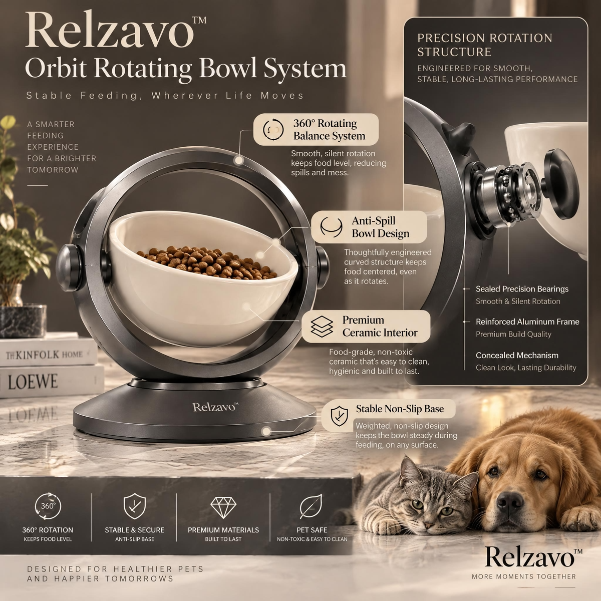 Orbit Rotating Bowl System