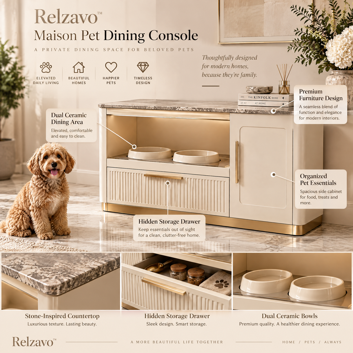 Maison Pet Dining Console