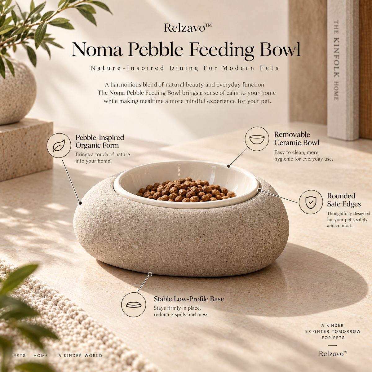Noma Pebble Feeding Bowl
